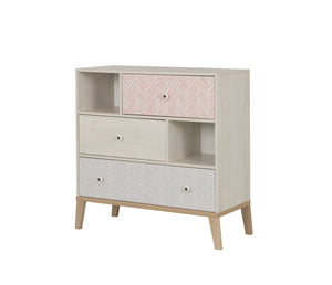 Commode 3 tiroirs 2 niches