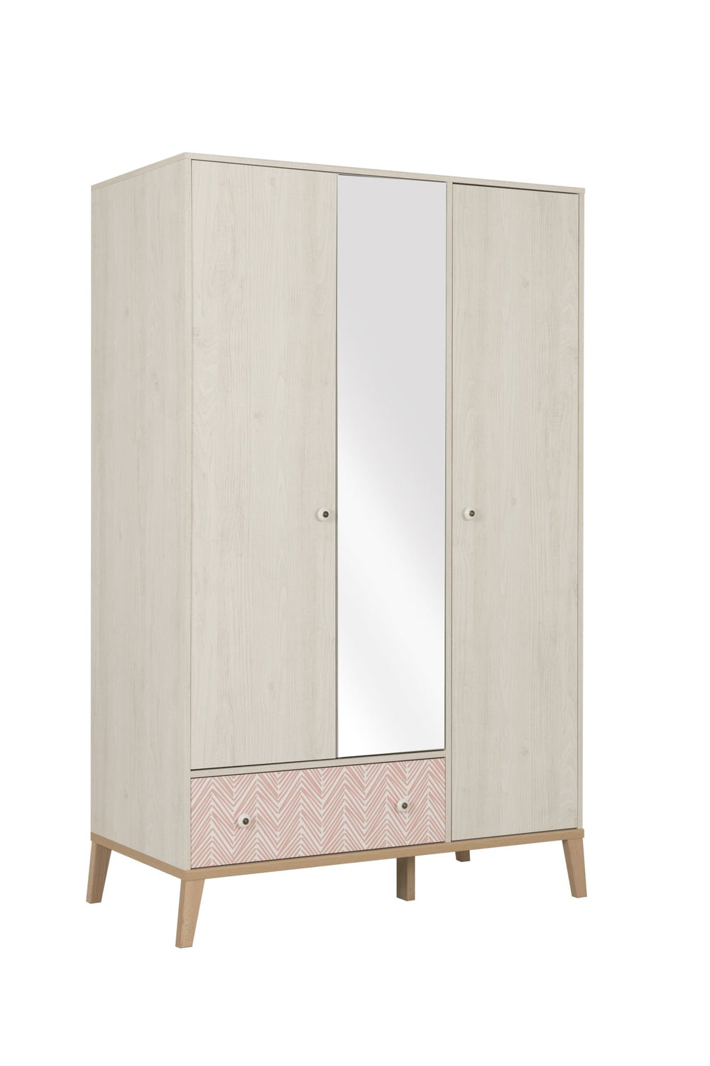 Armoire 3 portes 1 tiroir