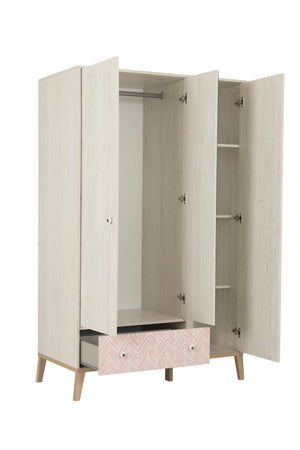 Armoire 3 portes 1 tiroir