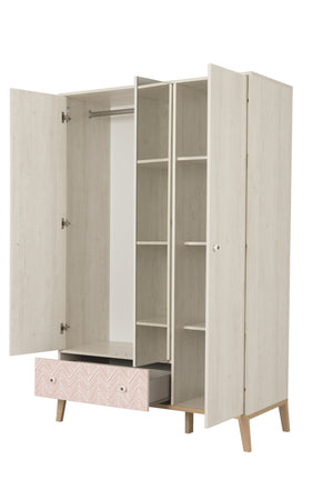 Armoire 3 portes 1 tiroir