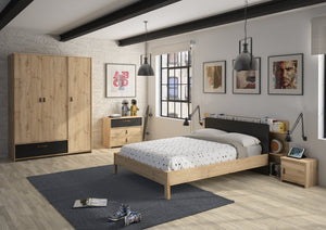 Armoire 3 portes 1 tiroir