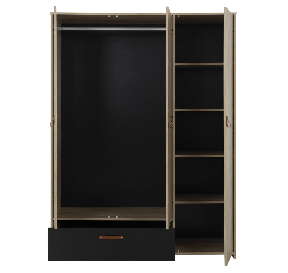 Armoire 3 portes 1 tiroir