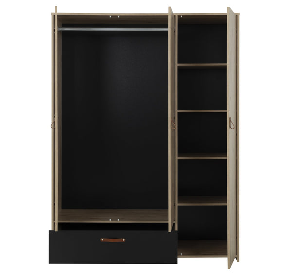 Armoire 3 portes 1 tiroir