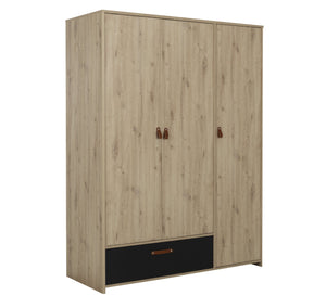 Armoire 3 portes 1 tiroir