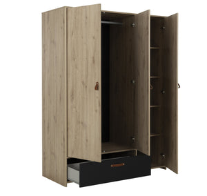 Armoire 3 portes 1 tiroir