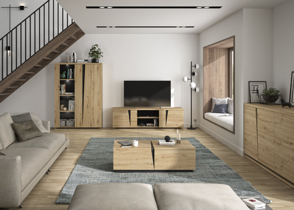 Meuble TV 2 portes