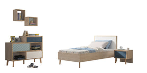 Commode 3 tiroirs 2 niches