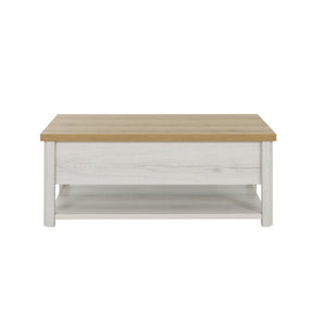 Table basse plateau relevant