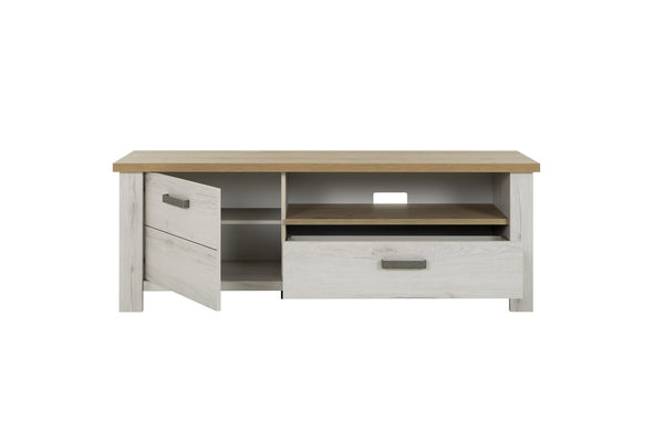 Meuble TV 1 porte 1 tiroir 1 niche