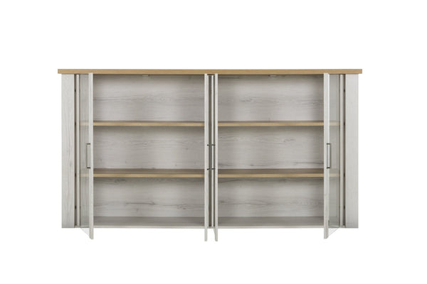 Surmeuble 4 portes vitrées pour buffet