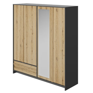 Armoire 4 portes 1 tiroir