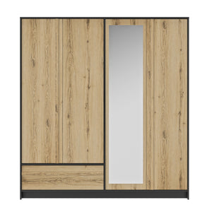 Armoire 4 portes 1 tiroir