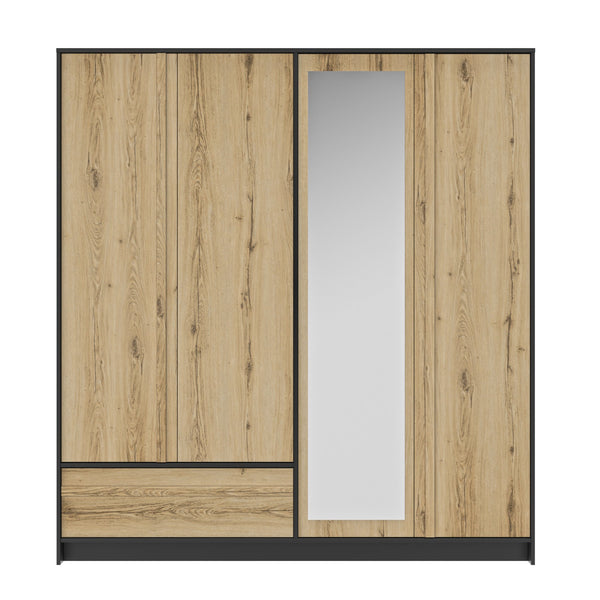 Armoire 4 portes 1 tiroir