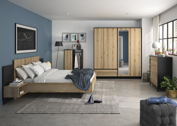 Armoire 4 portes 1 tiroir