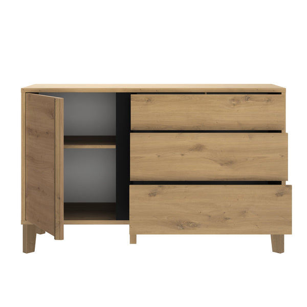 Commode 1 porte 3 tiroirs