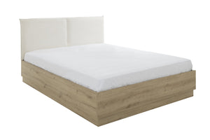 Lit coffre tête textile TIDY 140x190cm