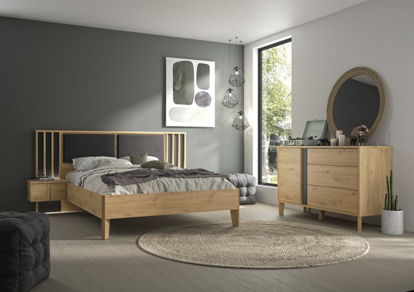 Commode 1 porte 3 tiroirs