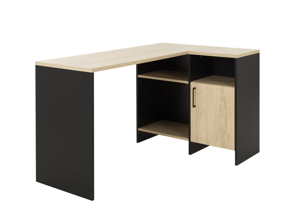 Bureau angle Noir-Bois LIVERPOOL