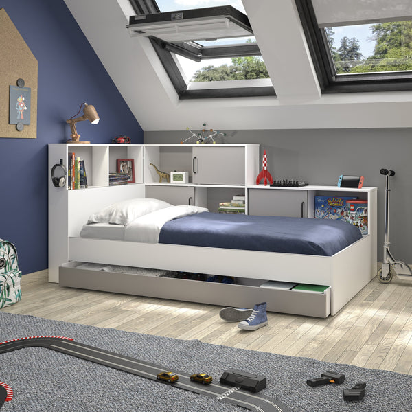 Lit rangement ERWAN 90x200cm