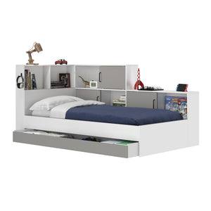 Lit rangement ERWAN 90x200cm