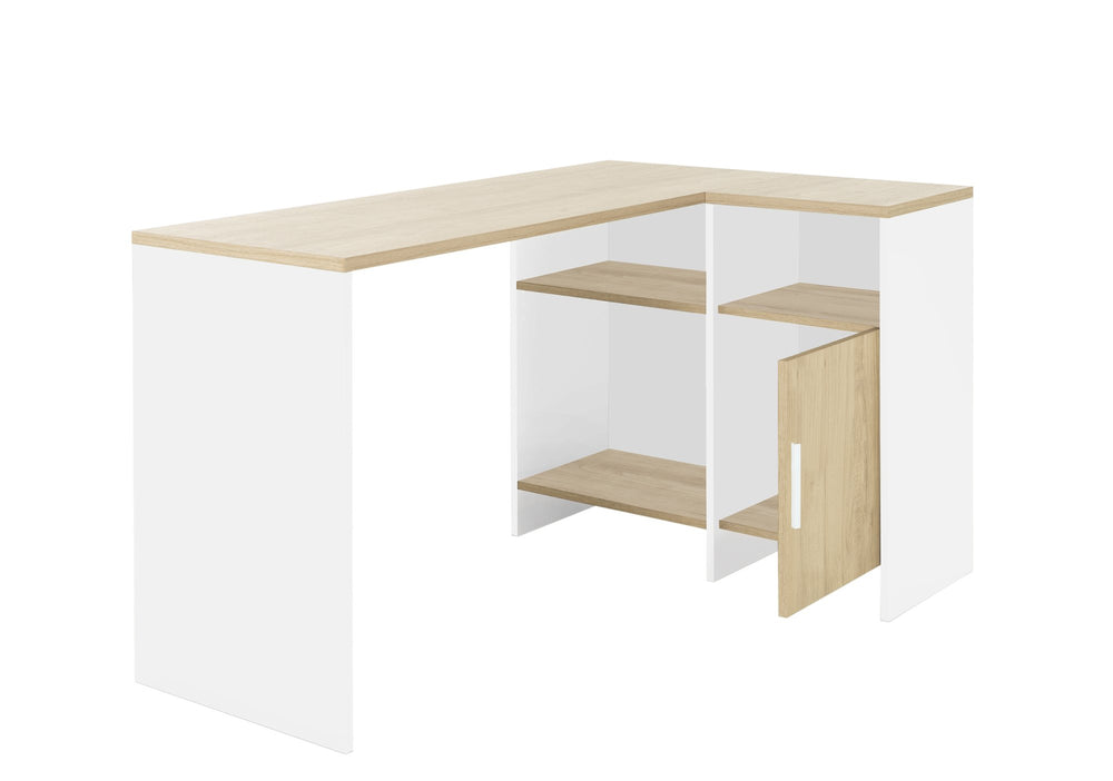 Bureau angle Blanc-Bois LIVERPOOL