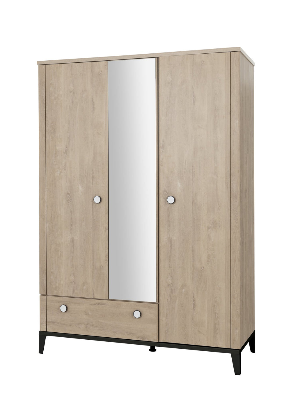 Armoire 3 portes 1 tiroir