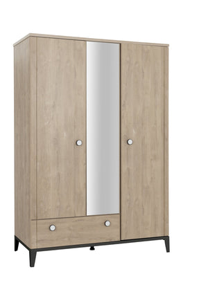 Armoire 3 portes 1 tiroir