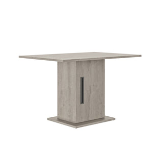 Table rectangulaire pied fût