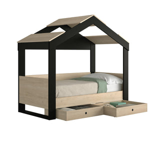 Option 2 tiroirs pour lit cabane