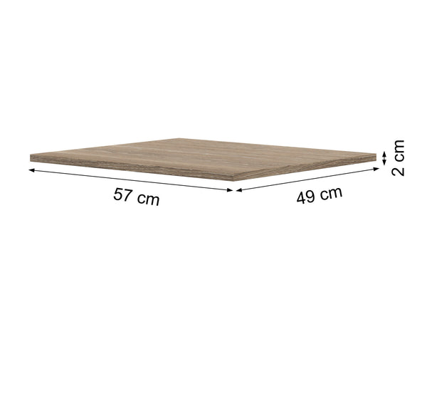 Option 2 étagères pour armoire L. 250