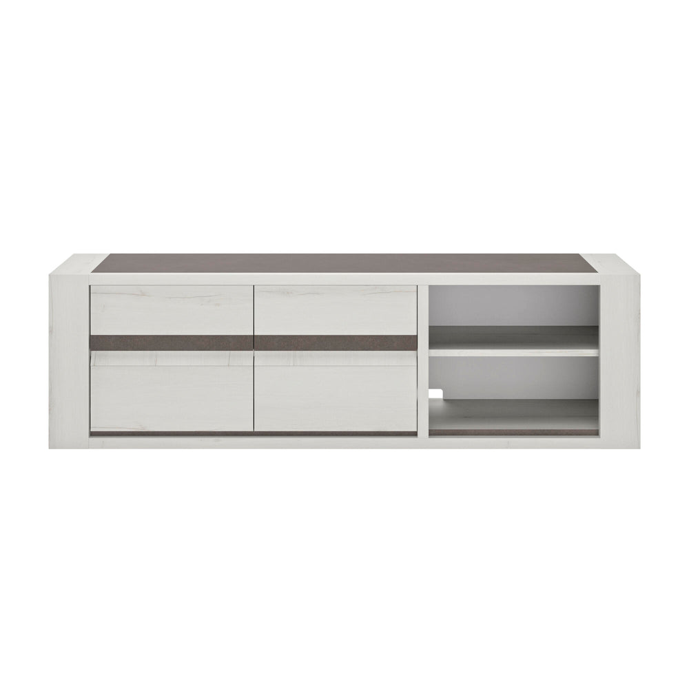 Meuble TV 2 portes L. 190