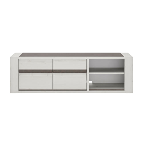 Meuble TV 2 portes L. 190