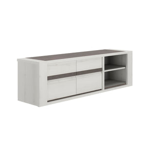 Meuble TV 2 portes L. 190