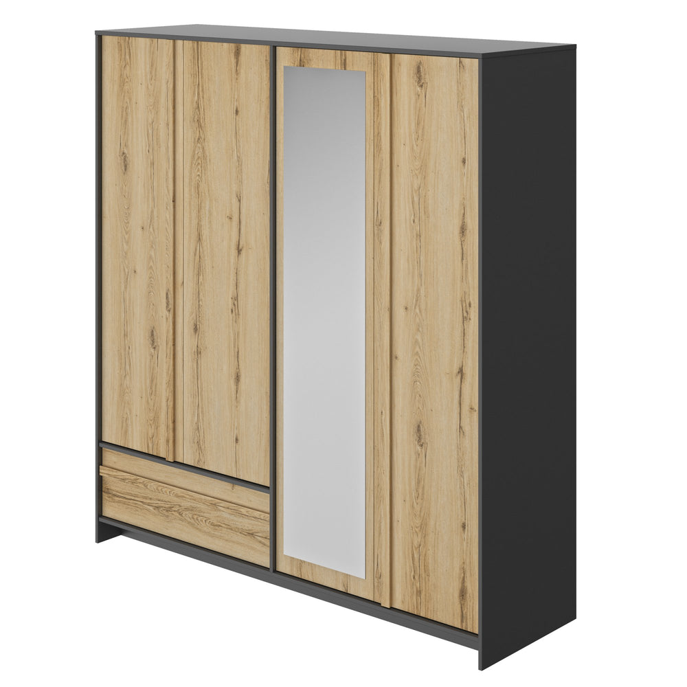 Armoire 4 portes 1 tiroir