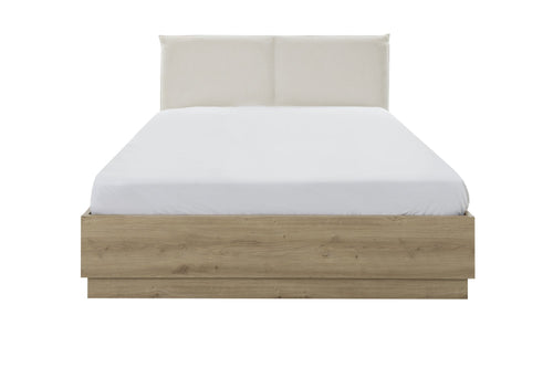 Lit coffre tête textile TIDY 160x200cm