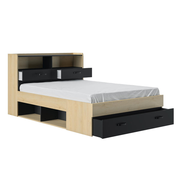 Lit rangement SABIA 140x190cm