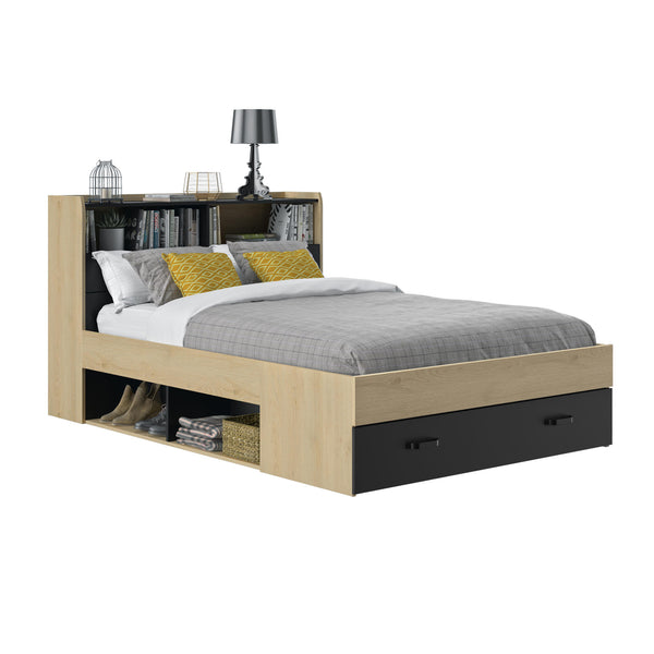 Lit rangement SABIA 140x190cm