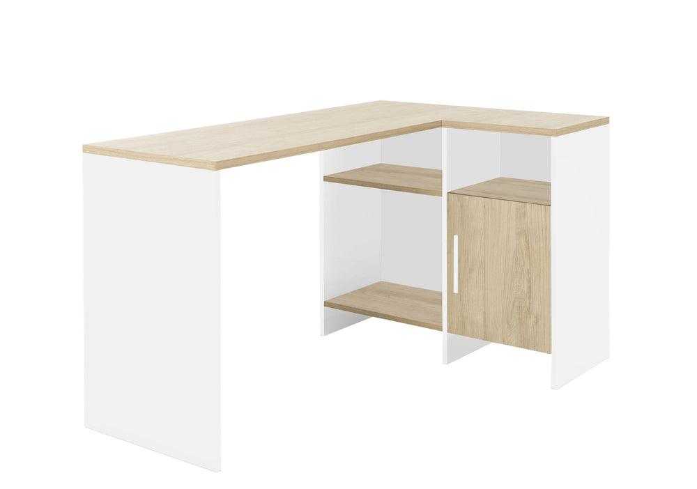 Bureau angle Blanc-Bois LIVERPOOL