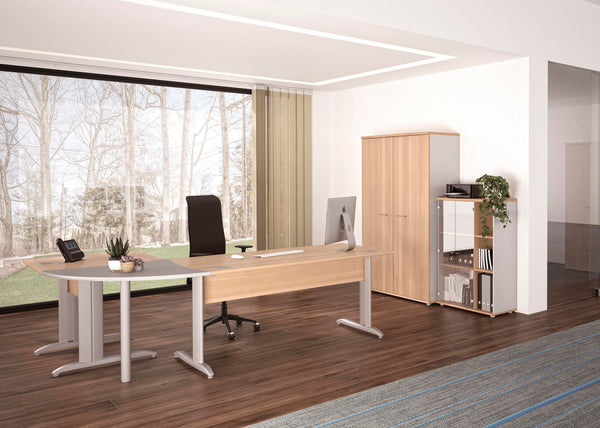 Table bureau pieds métal