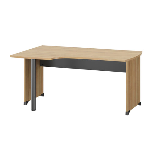 Plan Compact 90° gauche pieds panneaux L160