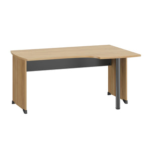 Plan Compact 90° droite pieds panneaux L160