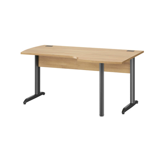 Plan Compact 90° droite pied métal