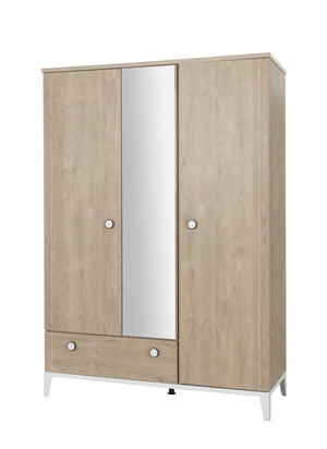 Armoire 3 portes 1 tiroir